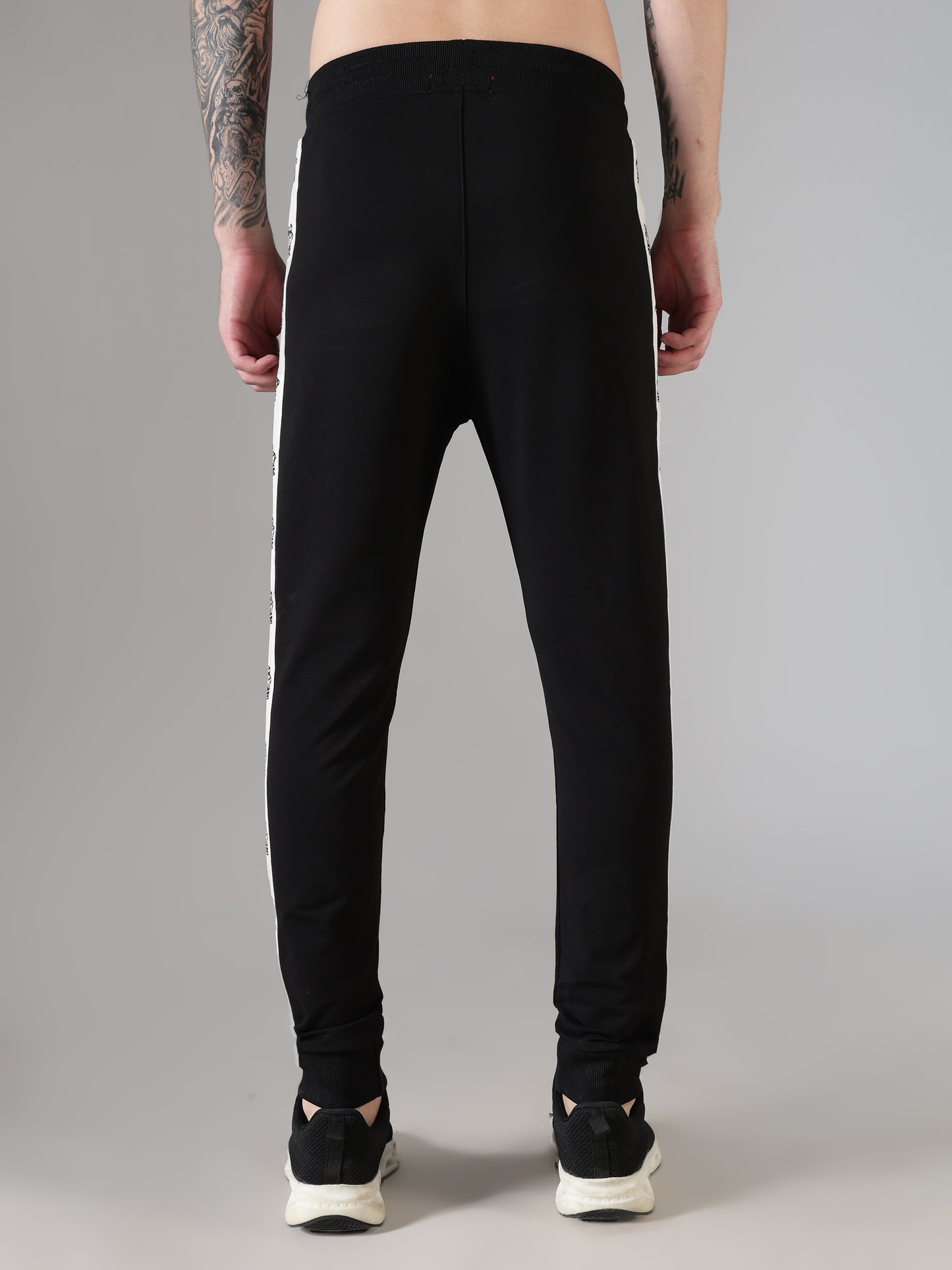 Black Crown Tape Track Pants