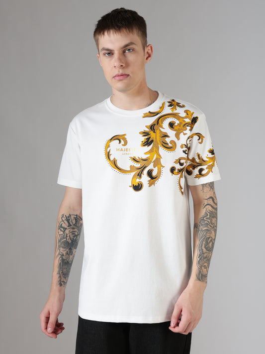 Baroque Gold Scroll Tee