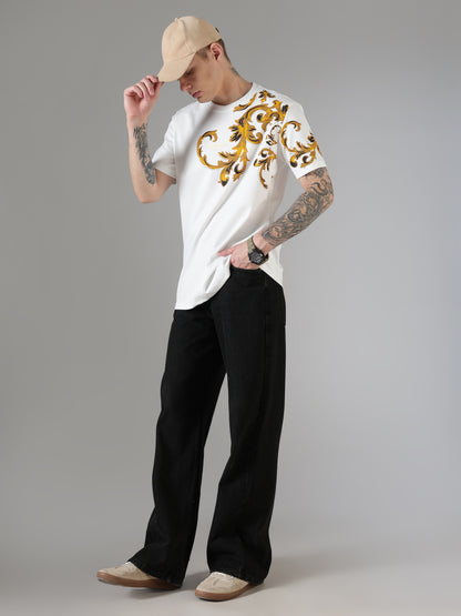 Baroque Gold Scroll Tee