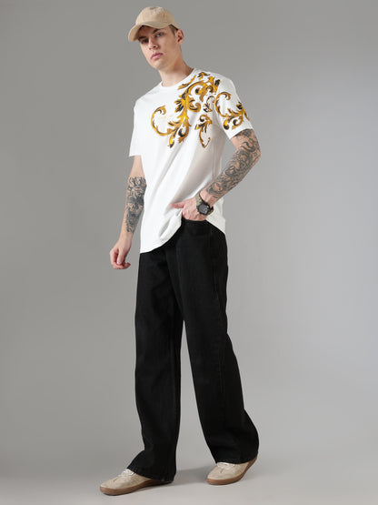 Baroque Gold Scroll Tee