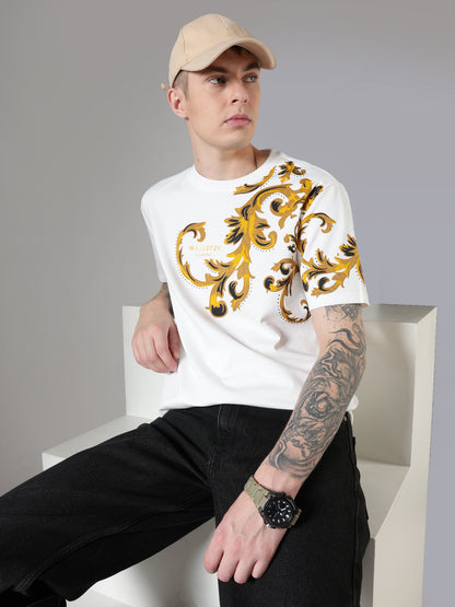 Baroque Gold Scroll Tee