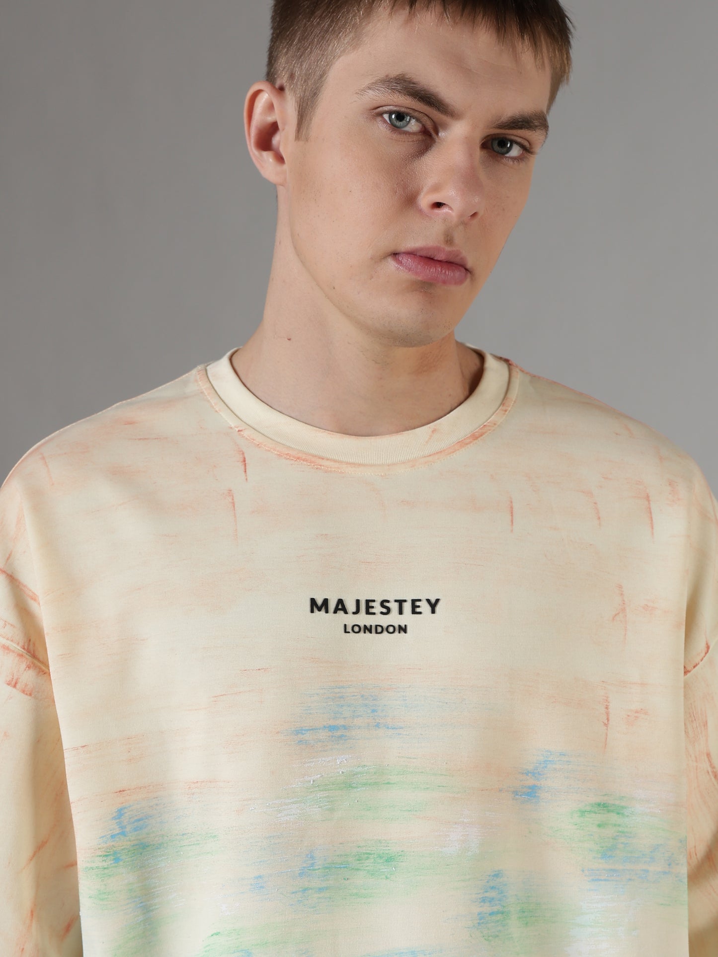 Abstract Canvas Oversized Tee