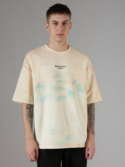 Abstract Canvas Oversized Tee