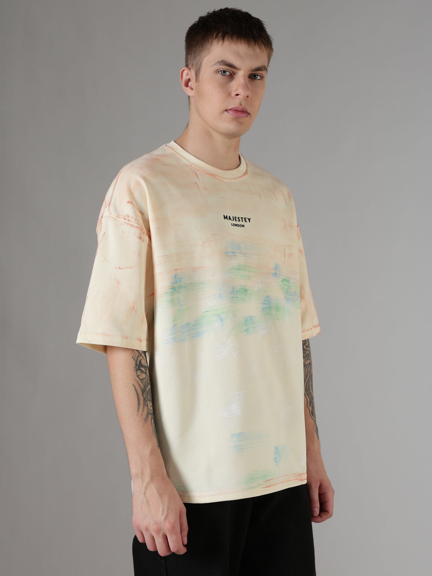 Abstract Canvas Oversized Tee