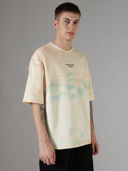 Abstract Canvas Oversized Tee