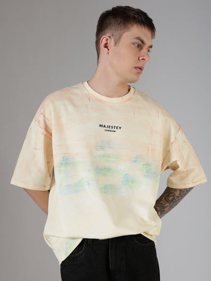 Abstract Canvas Oversized Tee