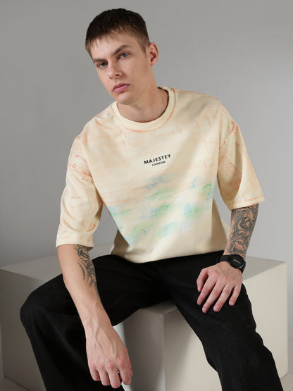 Abstract Canvas Oversized Tee
