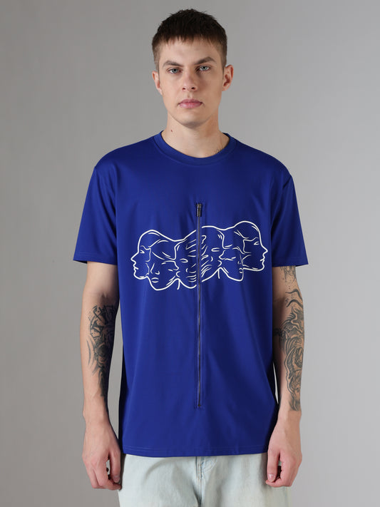 Dual Face Zip Tee