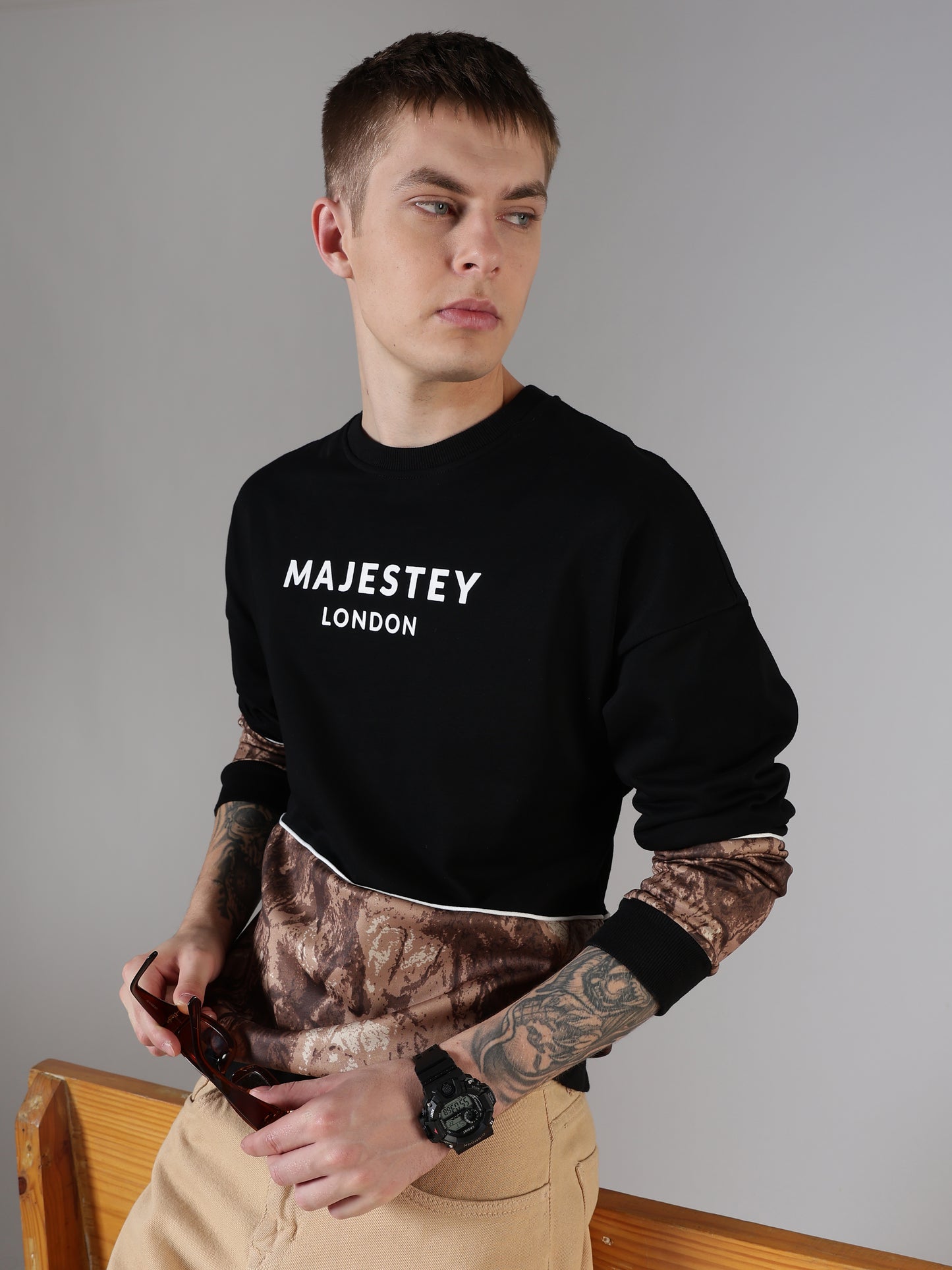 Terrain Panel Sweatshirt