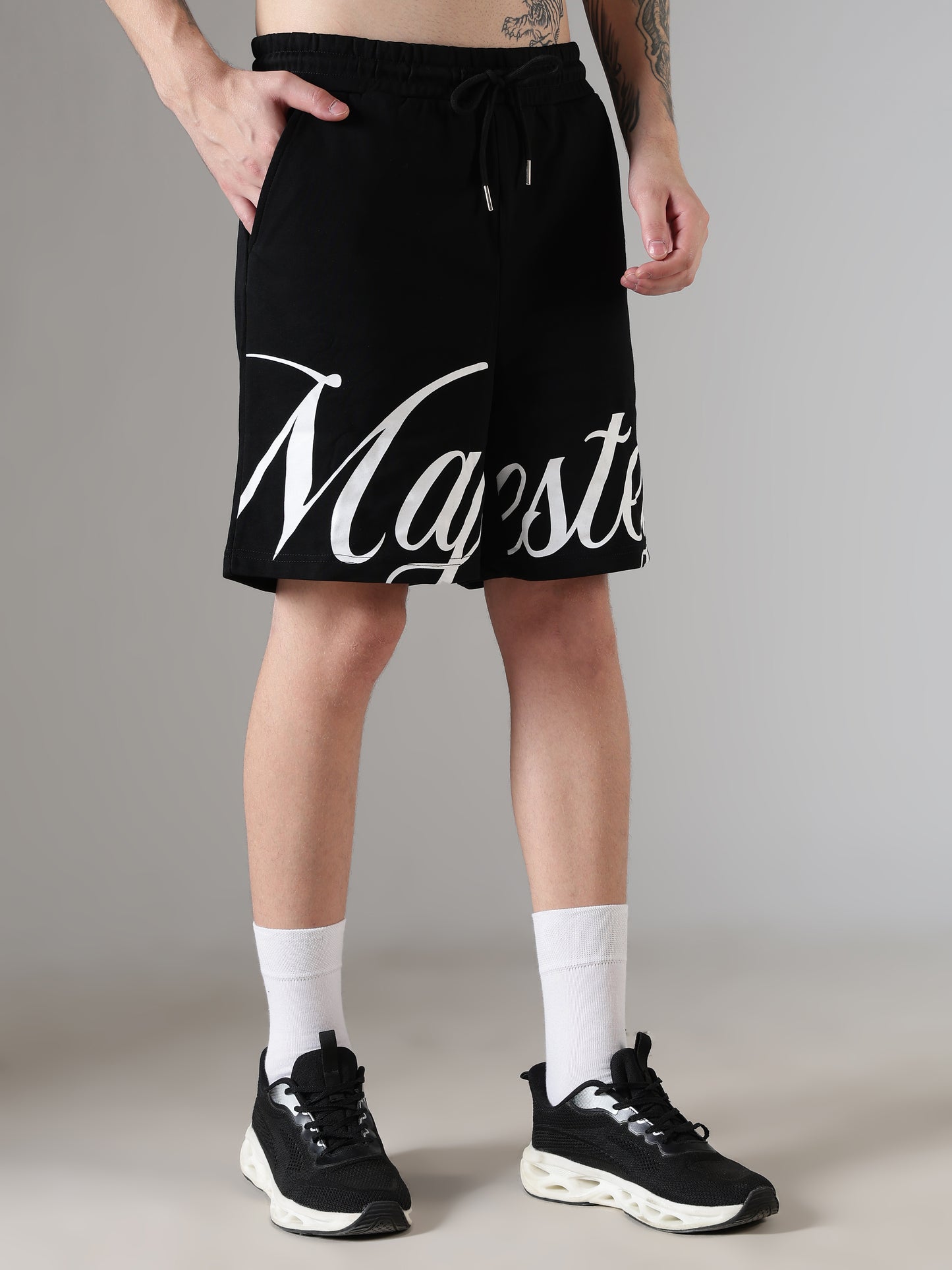 Majestey Script Statement Shorts