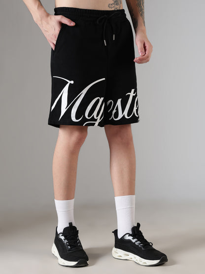 Majestey Script Statement Shorts