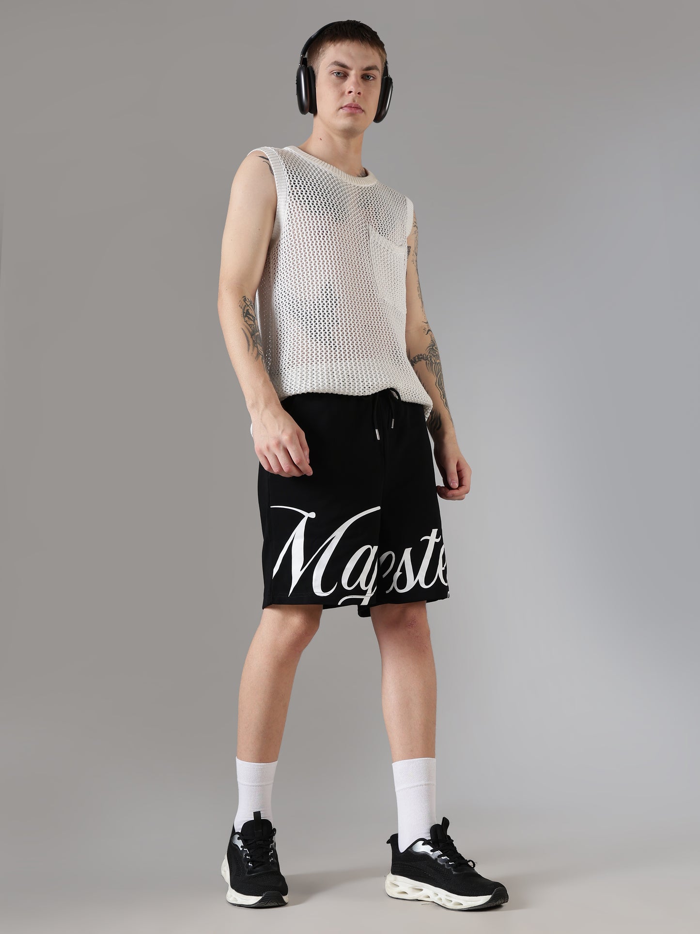 Majestey Script Statement Shorts