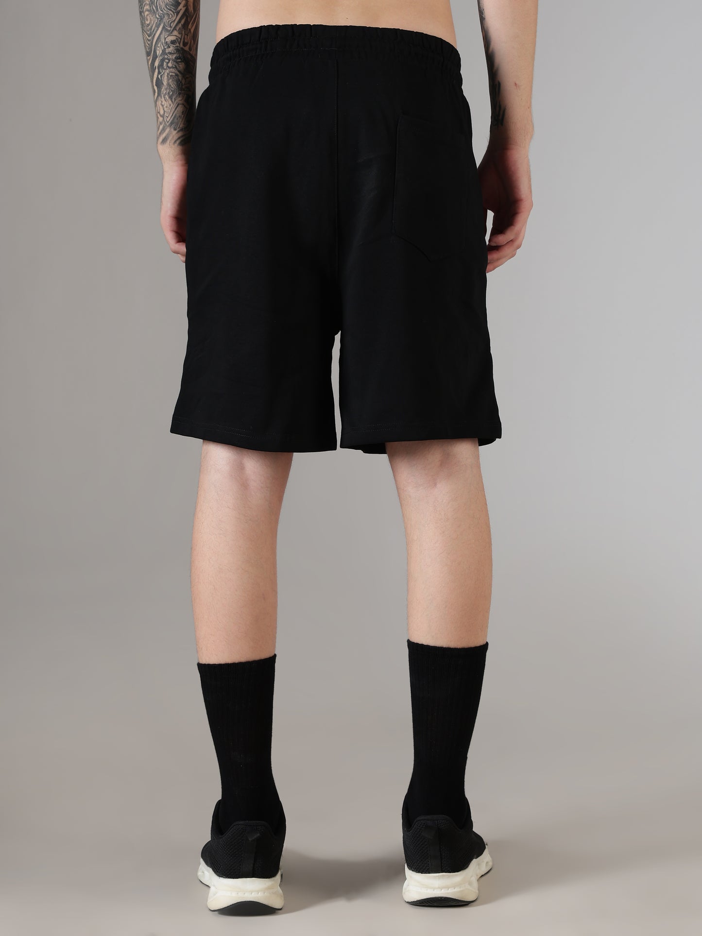 Gold-Stripe Shorts