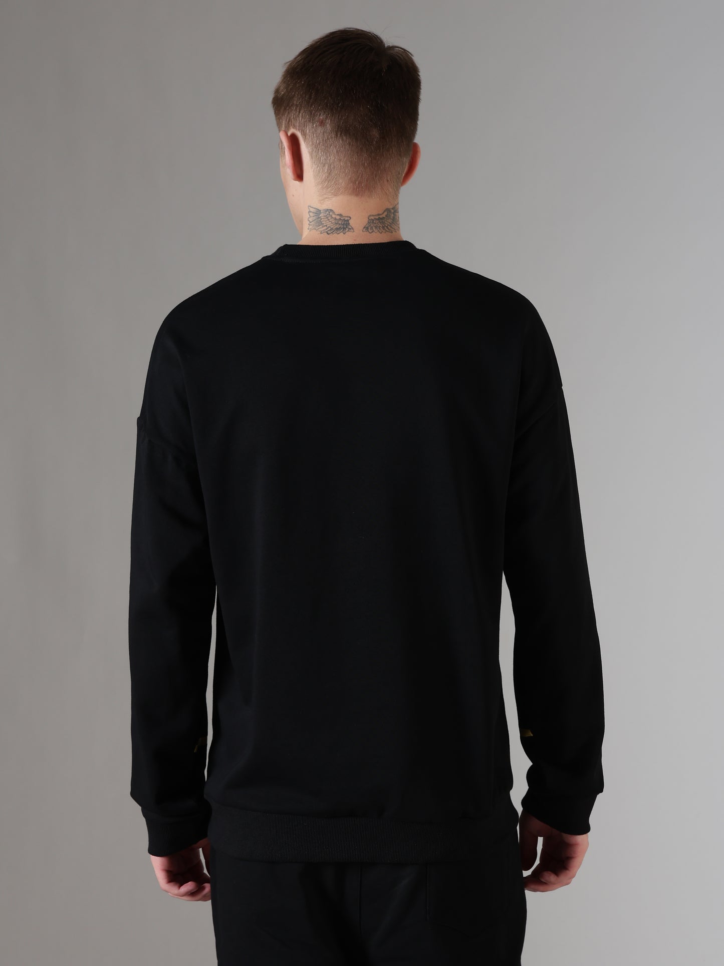 Gold Stripe Crewneck Sweatshirt