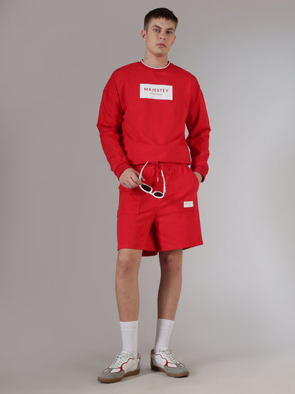 Scarlet Box Logo Shorts