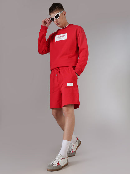 Scarlet Box Logo Shorts