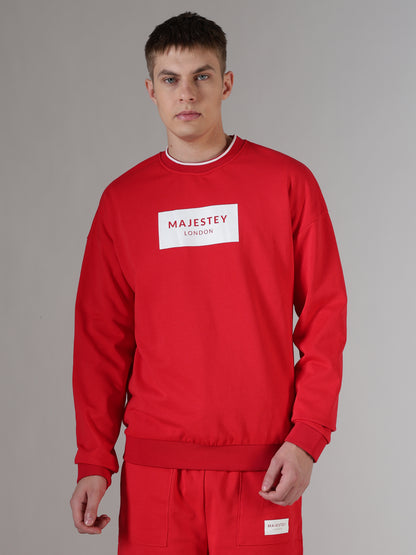Scarlet Box Logo Sweatshirt