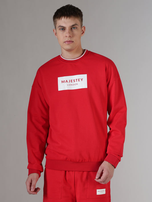 Scarlet Box Logo Sweatshirt