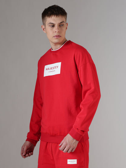 Scarlet Box Logo Sweatshirt