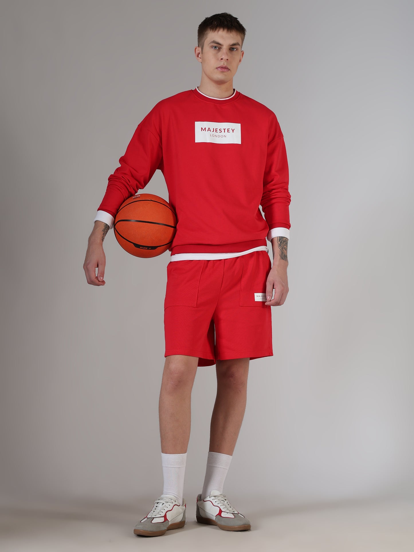 Scarlet Box Logo Sweatshirt