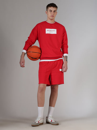 Scarlet Box Logo Sweatshirt
