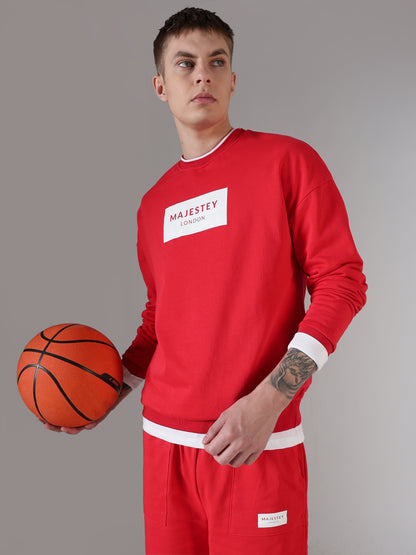 Scarlet Box Logo Sweatshirt