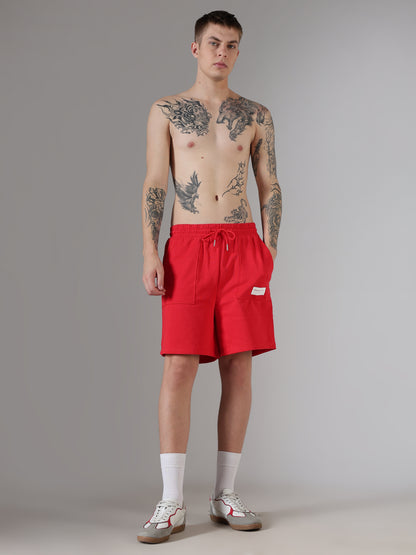 Scarlet Box Logo Shorts