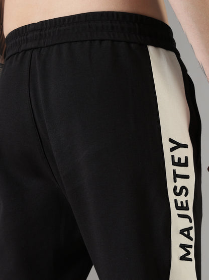 Black Crown Track Pants