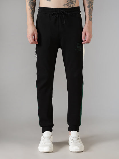 Black Crown Track Pants