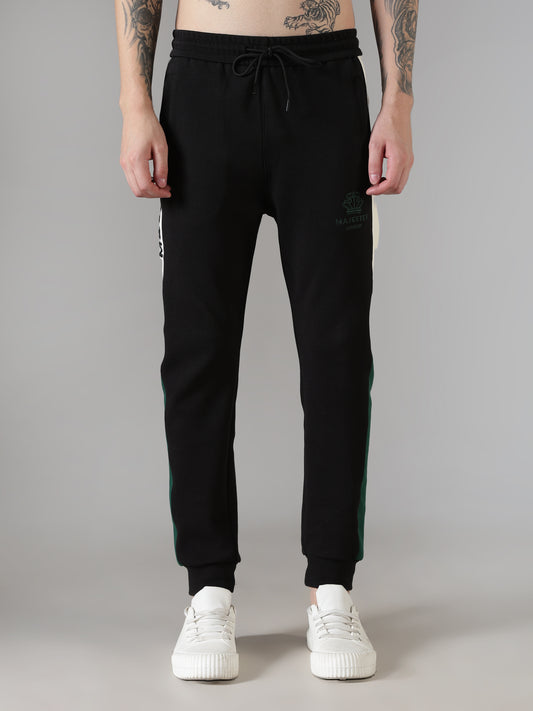 Black Crown Track Pants