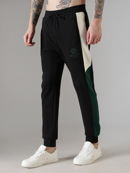 Black Crown Track Pants