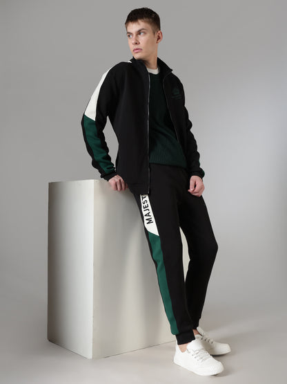 Black Crown Track Pants