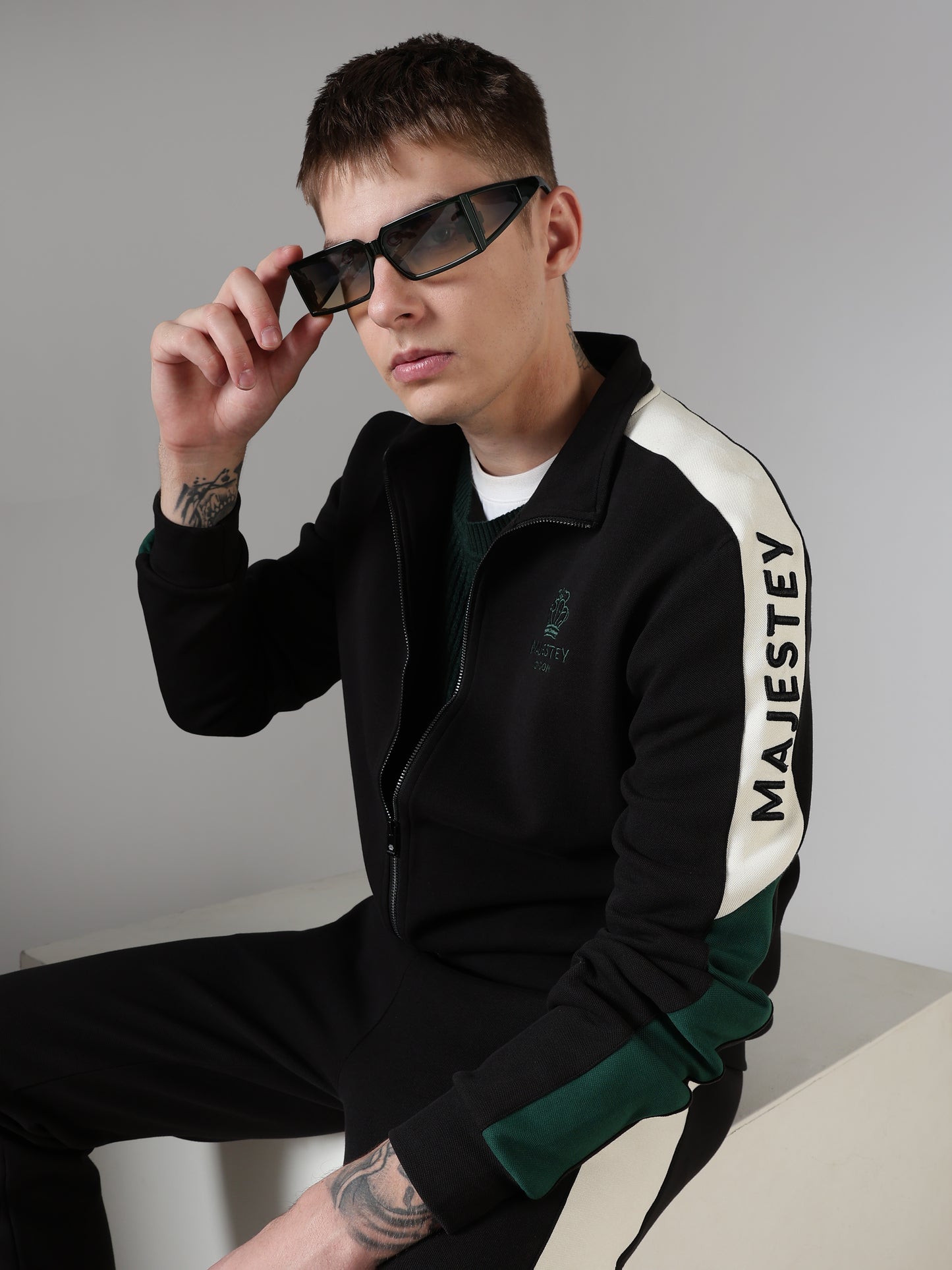 Black Crown Track Jacket