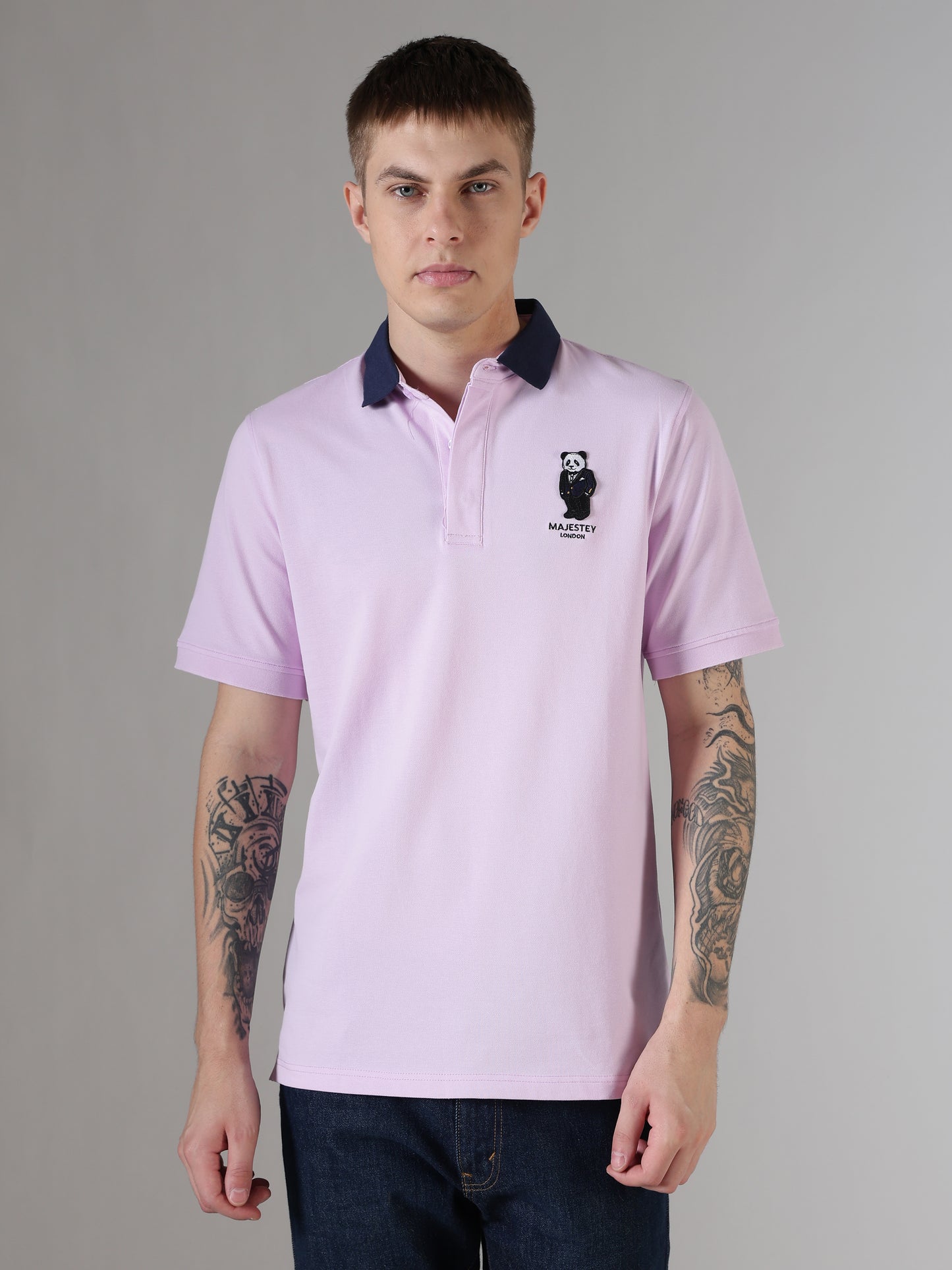 Lavender Coco Crest Polo