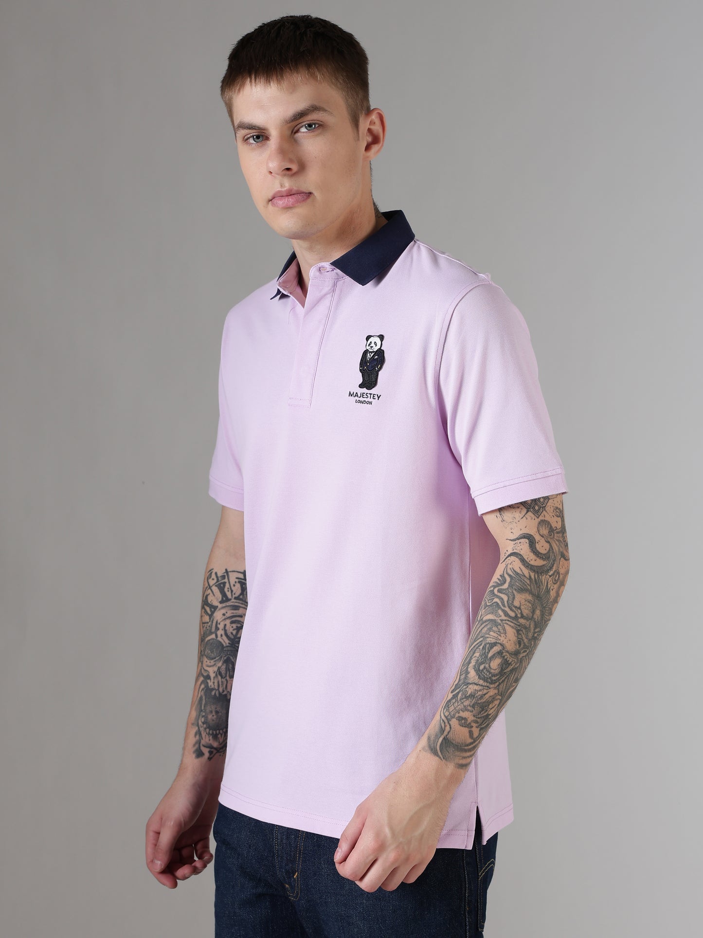 Lavender Coco Crest Polo