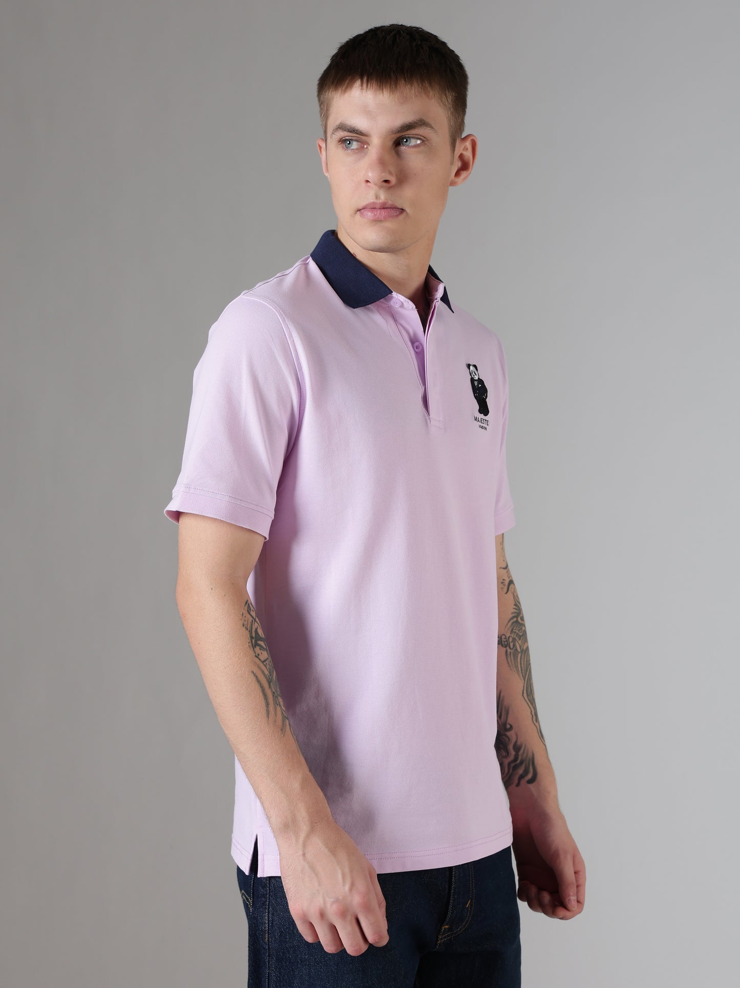 Lavender Coco Crest Polo