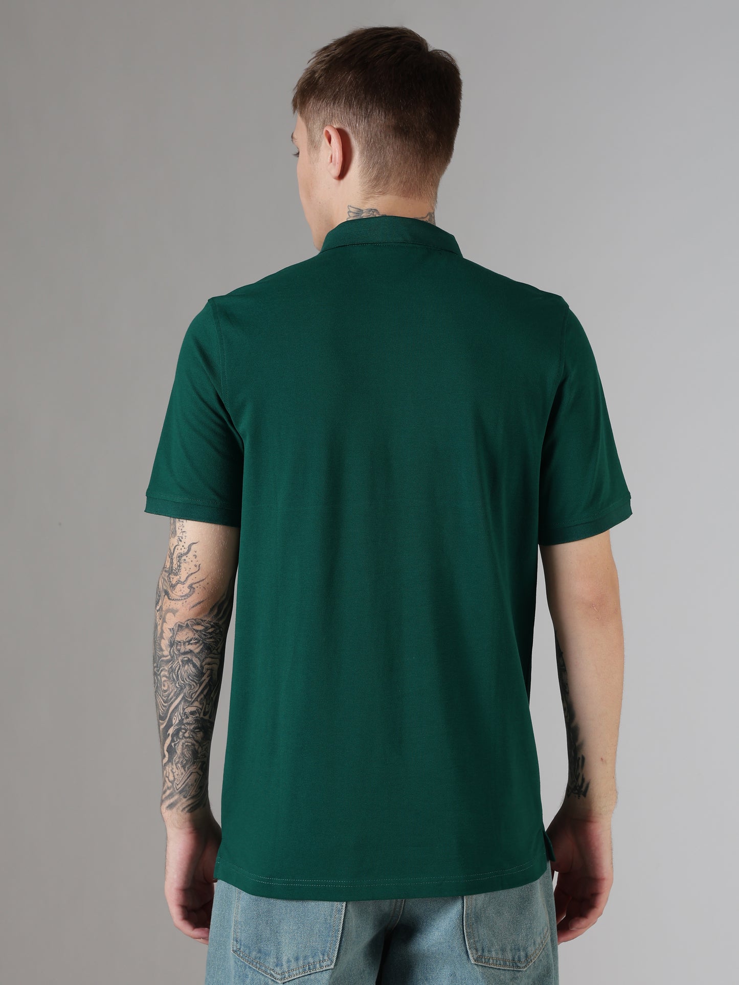 Regent Zip Polo – Emerald