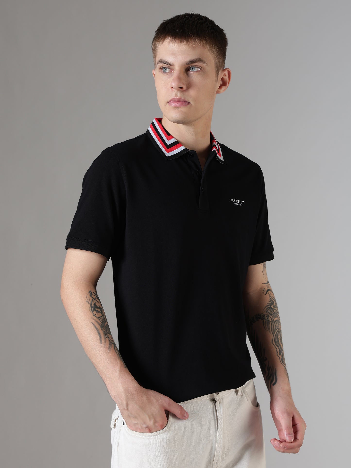 Majestey Ascot Polo – Black