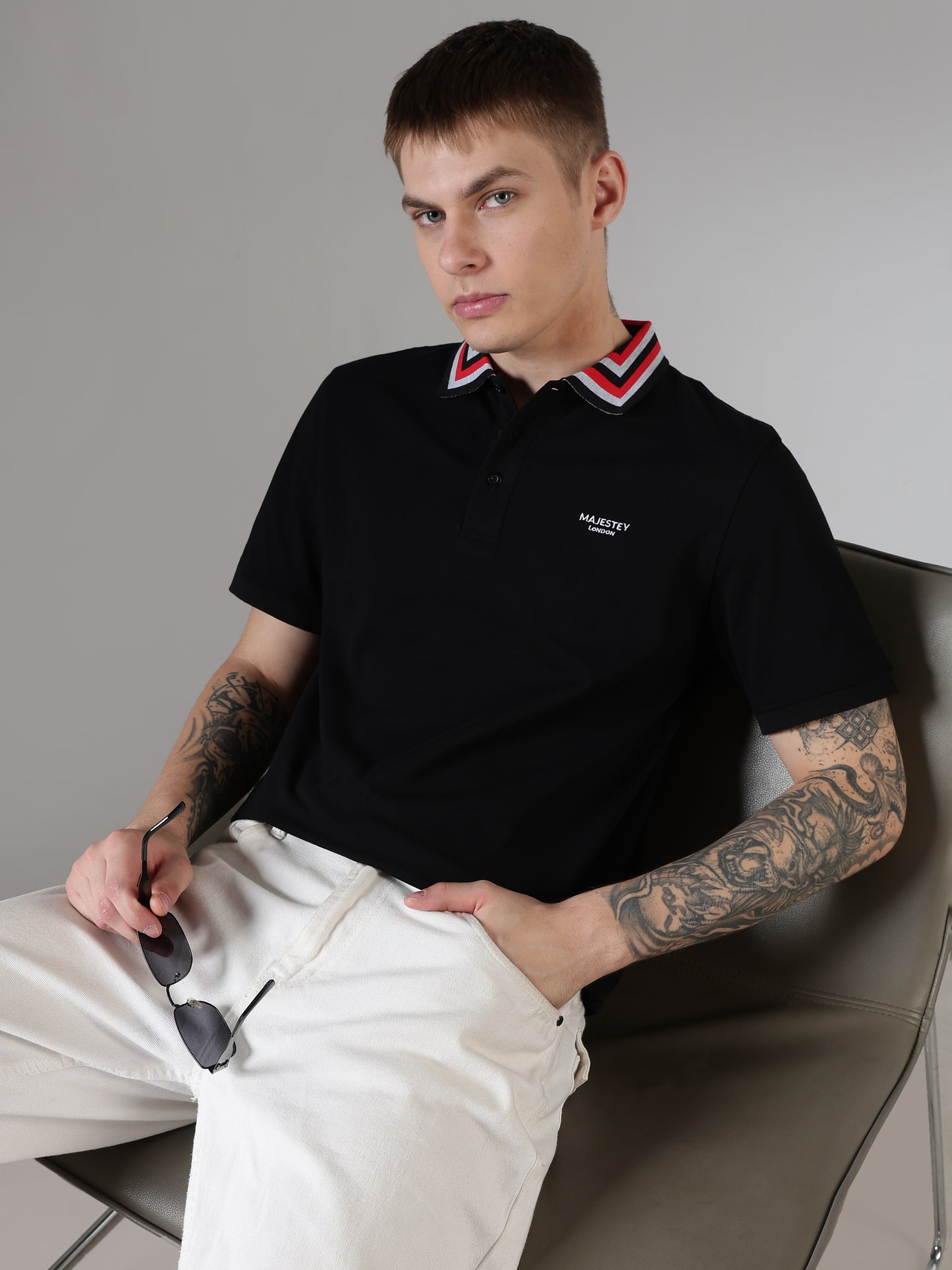 Majestey Ascot Polo – Black