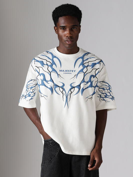 Azure Flow Tee