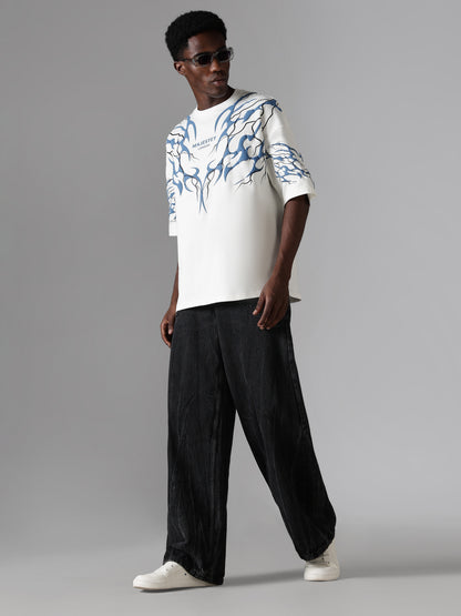 Azure Flow Tee