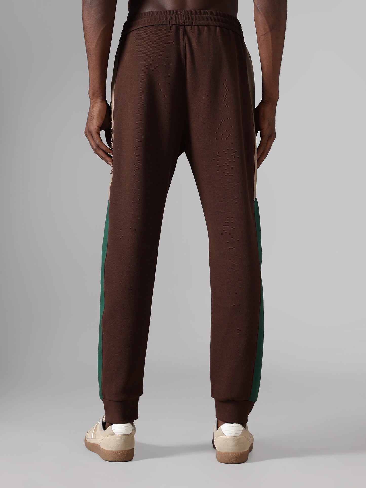 Brown Crown Track Pants