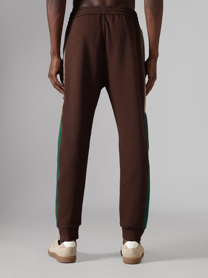 Brown Crown Track Pants