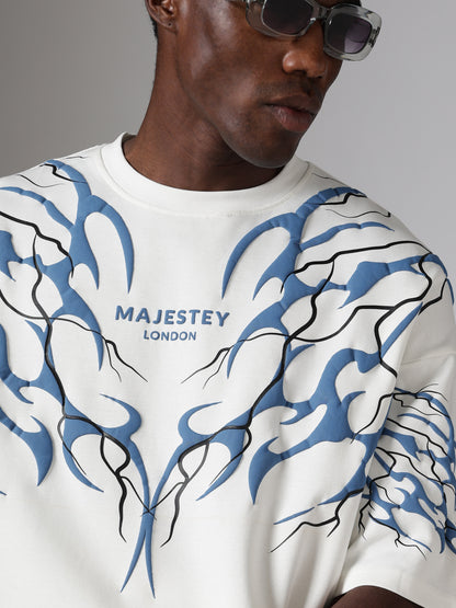 Azure Flow Tee