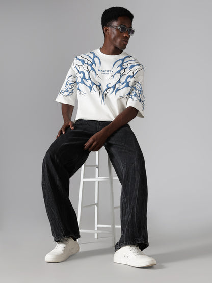 Azure Flow Tee