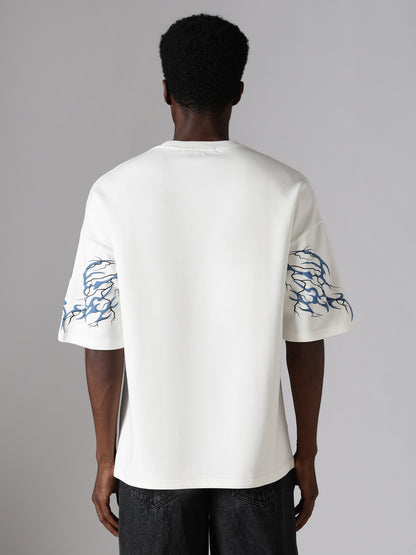 Azure Flow Tee