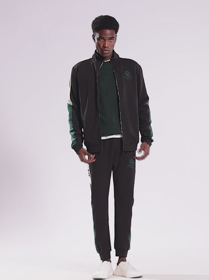Black Crown Track Pants