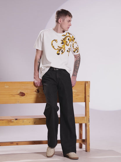 Baroque Gold Scroll Tee